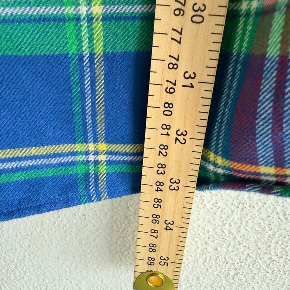 Ralph Lauren Flannel Shirt Custom Fit Performance Menx XL Plain Long Sleeve Prep - Picture 8 of 9